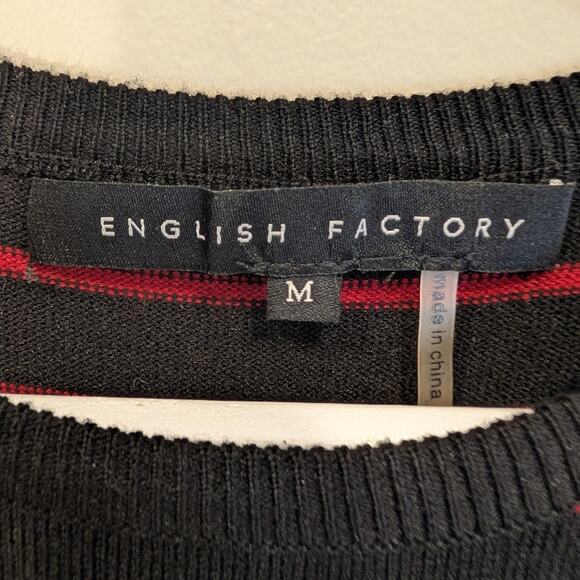 English Factory Dress TwoInOne Thule Skirt Ballet Goth Wednesday Adams - Size M - Picture 3 of 6